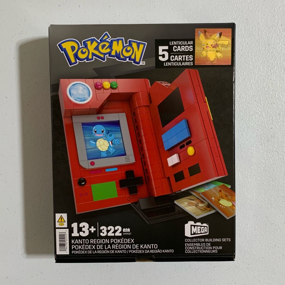 MEGA Pokemon Kanto Region Pokedex Collector Building Kit-New - Picture 5 of 11